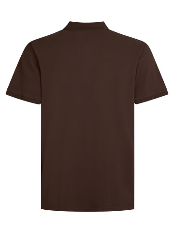 Petrol Industries Klassisches Poloshirt in Plus Size Missoula in Braun