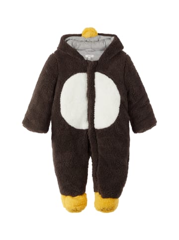 name it Baby Unisex Overall/Schneeanzug mit Kapuze in Grau