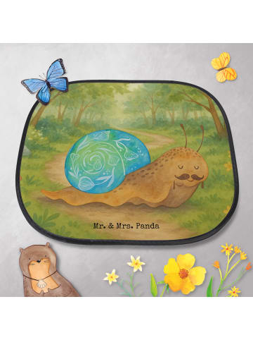 Mr. & Mrs. Panda Sonnenschutz Auto Schnecke Sir Design ohne Spruch in Weiß