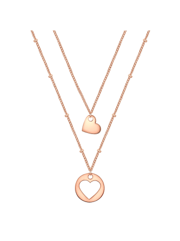 Eastside NY Halskette Herz Edelstahl in roségold