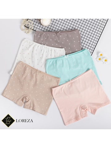 LOREZA 10er Set Pantys - Sterne - Bunt