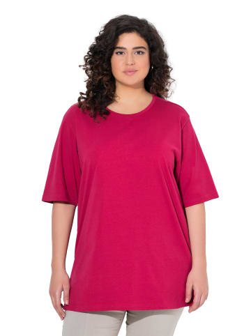 Ulla Popken Shirt in dunkle himbeere