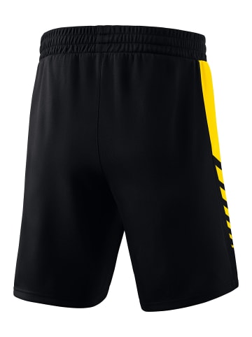 erima Six Wings Shorts in schwarz/gelb