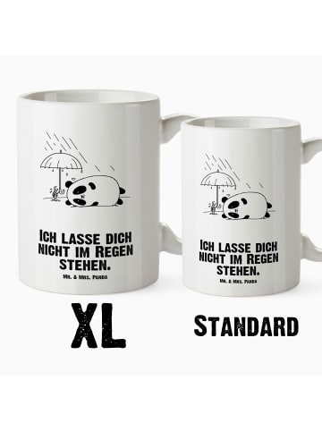 Mr. & Mrs. Panda Pott Panda Freundschaft mit Spruch in Weiß