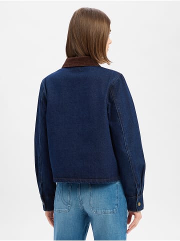 Marie Lund Jacke in marine - 0001