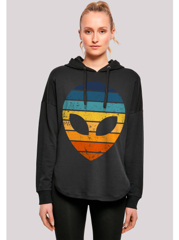 F4NT4STIC Oversized Hoodie Alien Sonnenuntergang Retro in schwarz