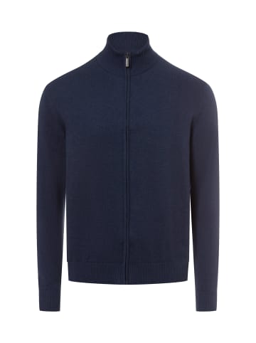 Nils Sundström Strickjacke in indigo - 0003