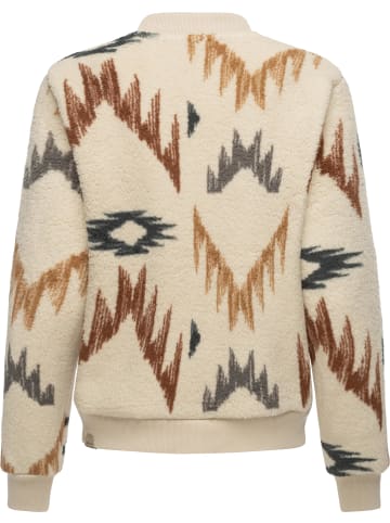 ragwear Plüschjacke Cairro Aztec in Ecru