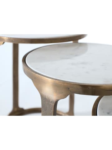 Giner y Colomer 3-tgl Set: Tischen aus Metall und Marmor