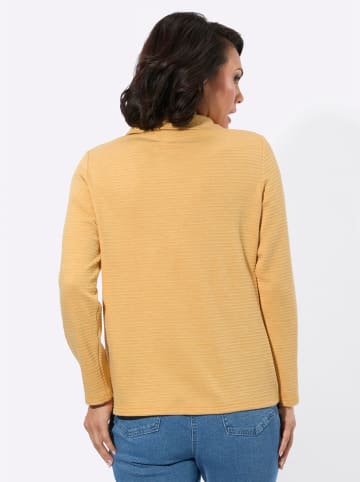 WITT WEIDEN Poloshirt in ocker-meliert