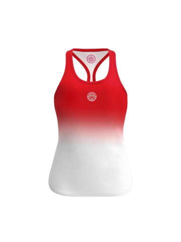 BIDI BADU Crew Tank - black in Rot/Weiß