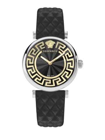 Versace Analoguhr für Damen in Schwarz