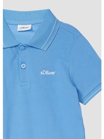 s.Oliver Polo-Shirt in 5410_hellblau