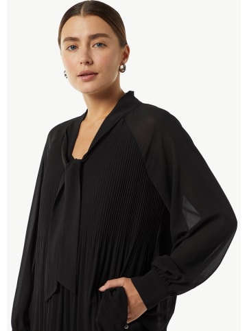 comma Bluse langarm in Schwarz