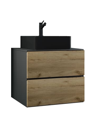 ebuy24 Badmöbelset LendasBL anthrazit anthrazit 61 x 52 cm