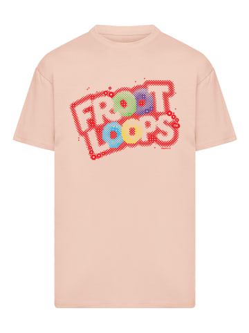 F4NT4STIC Heavy Oversize T-Shirt Kellogg's Froot Loops Breakfast Cereal Pop Art in amber