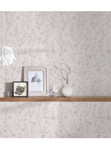 A.S. Création Tapete Blooming Silhouettes in Hellrosa 