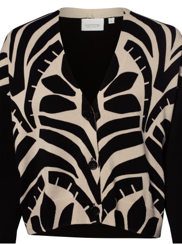 comma Pullover in schwarz beige - 0001