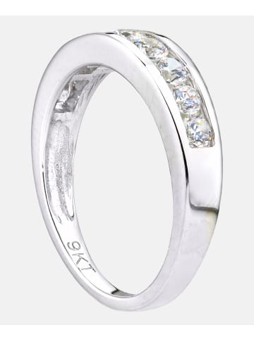 Diamant L'éternel Eternity-Ring aus 375 Weißgold mit Zirkonia