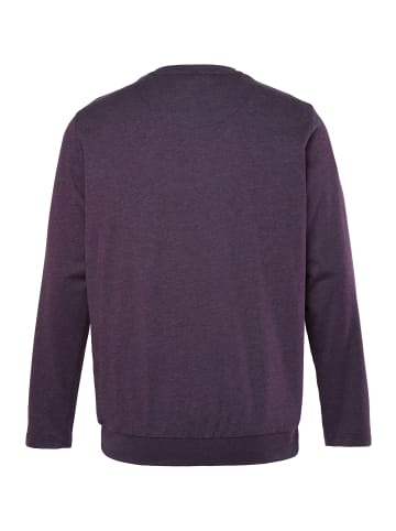 Men Plus Kurzarm T-Shirt in dunkelviolett