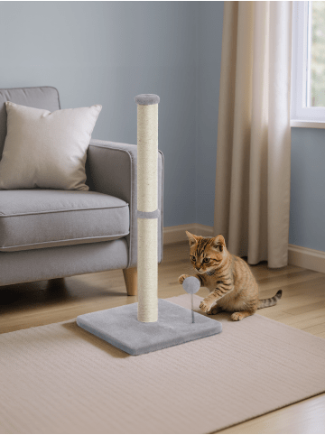 Feandrea Katzenbaum Clawfy in Taubengrau - (B)40 x (H)85 x (T)40 cm