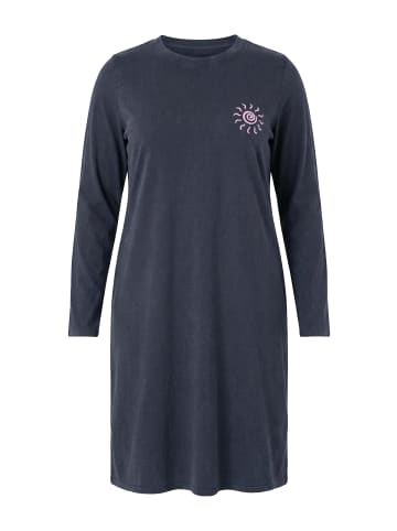 Studio Untold Jerseykleid in anthrazit melange