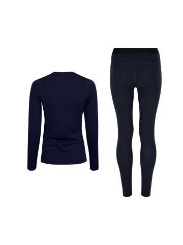 DANISH ENDURANCE Baselayer-Set Core Merino in dark navy