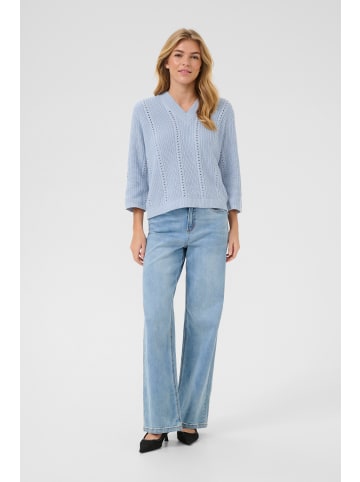 Kaffe Strickpullover KAlorri in Soft Chambray