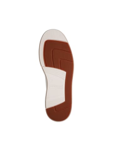 Tamaris Niedrige Sneaker aus Leder Beige