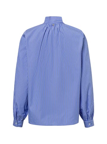 Rich & Royal Bluse in blau weiß