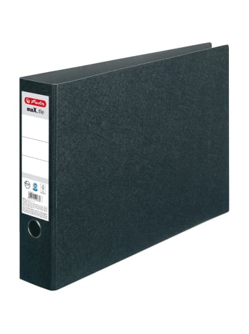 Herlitz Ordner Hartpappe A3 quer 7,5cm maX.file