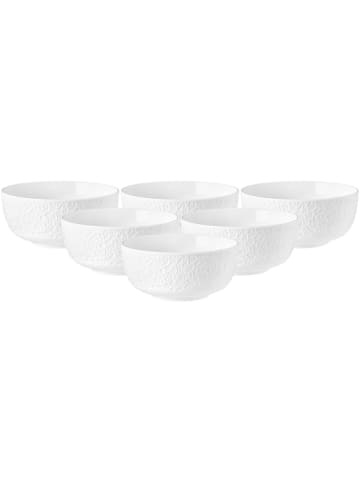 Seltmann Weiden 6er Set Müslischalen Nori Home ø 15,1 cm weiß in weiß