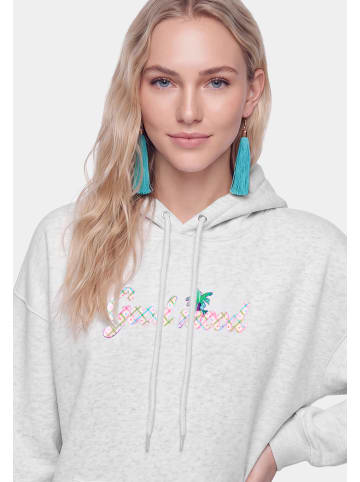 IZIA Women Hoodie in Offwhite