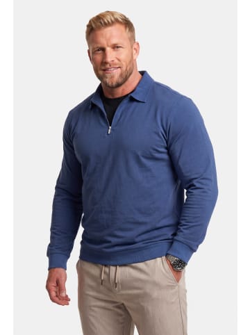 Men Plus Poloshirt in atlantikblau