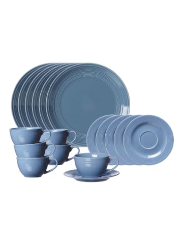Ritzenhoff & Breker 18er Set Kaffeeservice Levi in Blau