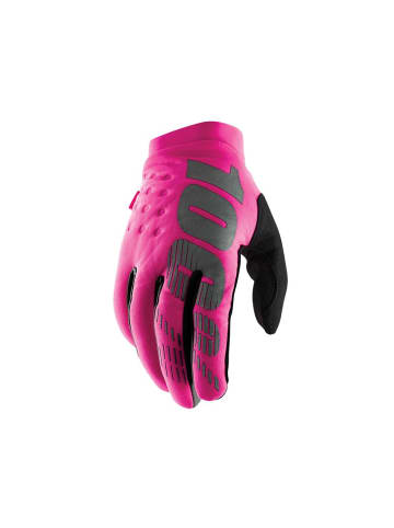 100Prozent 100% Brisker Women's Cold Weather Gloves neon pink