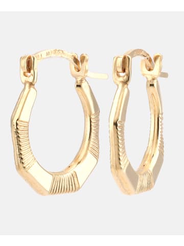 Vanlere Creolen aus 375 Gelbgold