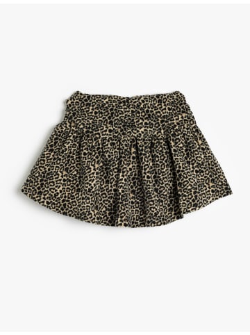 KOTON Shorts in Beige Gemustert