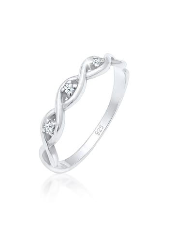 Elli DIAMONDS  Ring 925 Sterling Silber Knoten, Verlobungsring in Silber