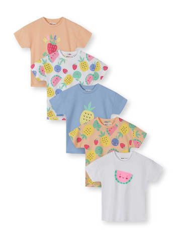 Minoti 5-er Pack T-shirt 30TEE102 in apricot