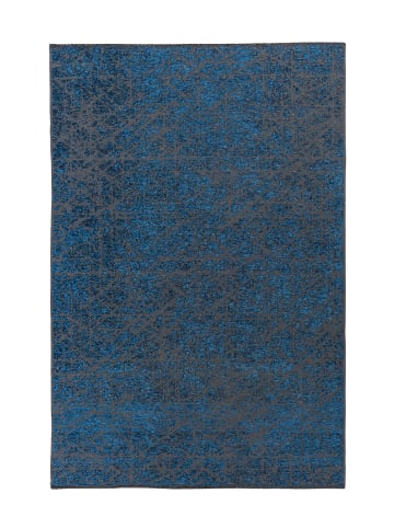 Kayoom Kurzflor Teppich Kalea 225 in blau - rechteckig