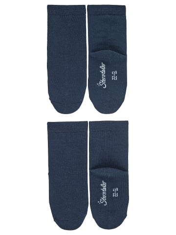 Sterntaler Socken uni, 2er-Pack in marineblau