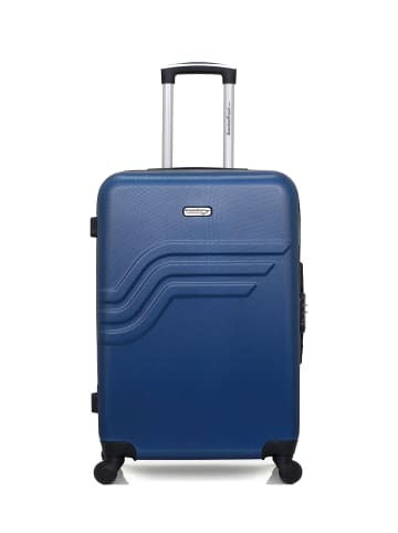 American Travel Mittelgroßer Koffer QUEENS in Dunkelbau (64L)
