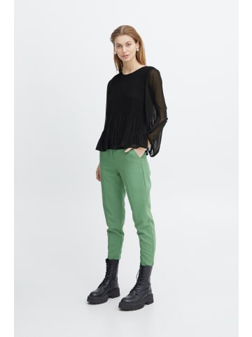 ICHI IHNALLA LS Loose fit in Black solid