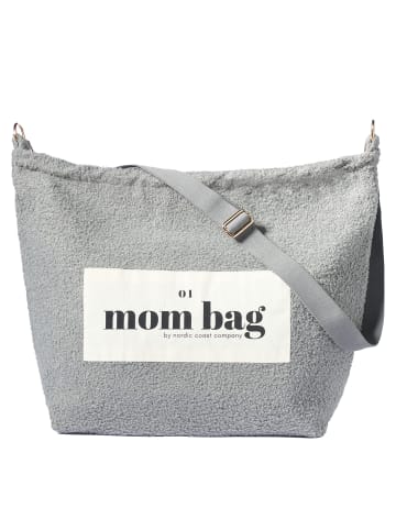 nordic coast company  Mom Bag Wickeltasche Teddy Grau