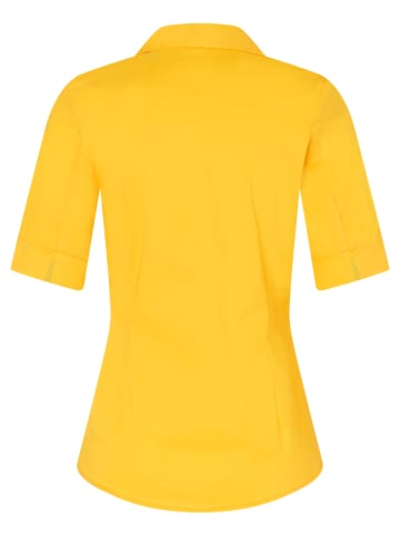 More & More Baumwollstretchbluse in sunset yellow