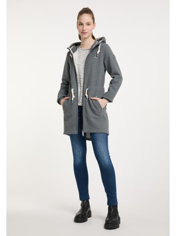 Schmuddelwedda Sweatjacke in Grau Melange