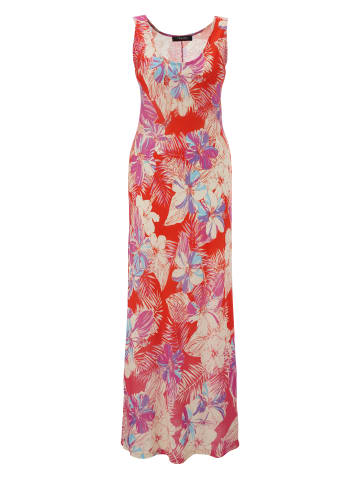 Aniston CASUAL Sommerkleid in orange-vanille-fuchsia-lavendel-rosa-türkis