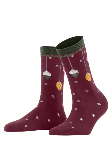 Burlington Socken X-Mas Bauble in Burgundy