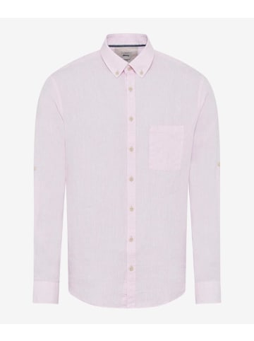 BRAX  Langarmhemd in smooth rose